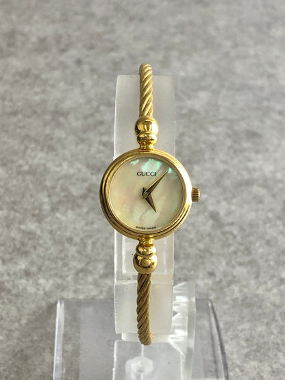GUCCI Bangle Watch Gold 2700.2.L Vintage gjk6c5