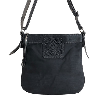 LOEWE Anagram Shoulder bag Black Vintage vkcxp8