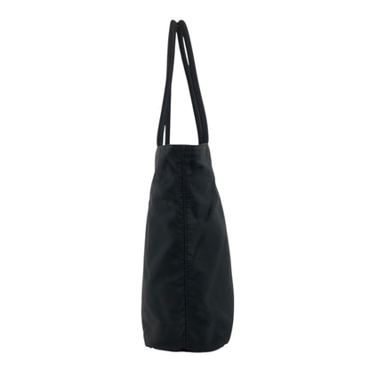 PRADA Tessuto Triangle Logo Totebag Black Vintage wen6ju