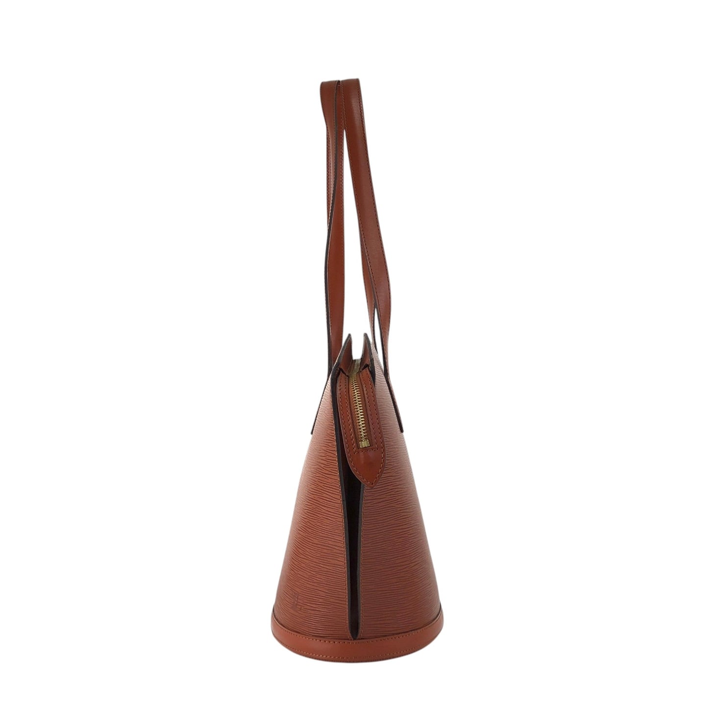 LOUIS VUITTON Epi Handbag Brown Vintage u5h6dx