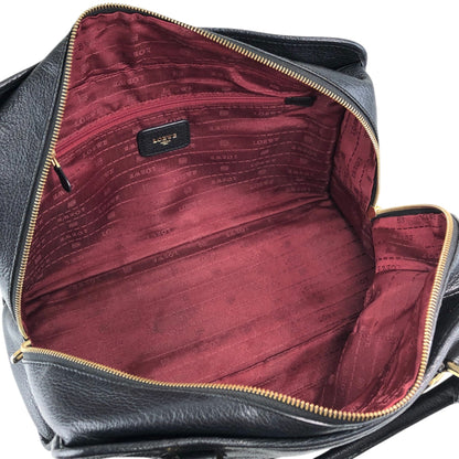 LOEWE Anagram Small Boston bag Handbag Black Vintage rtk3kf