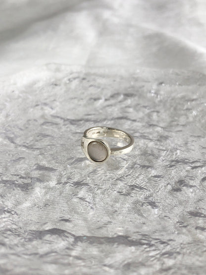 CELINE Triomphe SIRVER925 Ring Silver Vintage 8n5auu