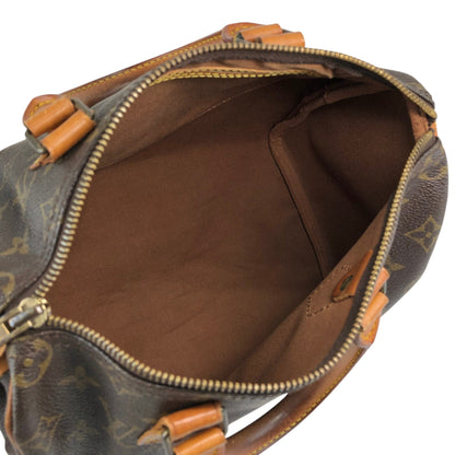 LOUIS VUITTON Monogram Small Boston bag Handbag Brown M41528 Vintage ddzcpj