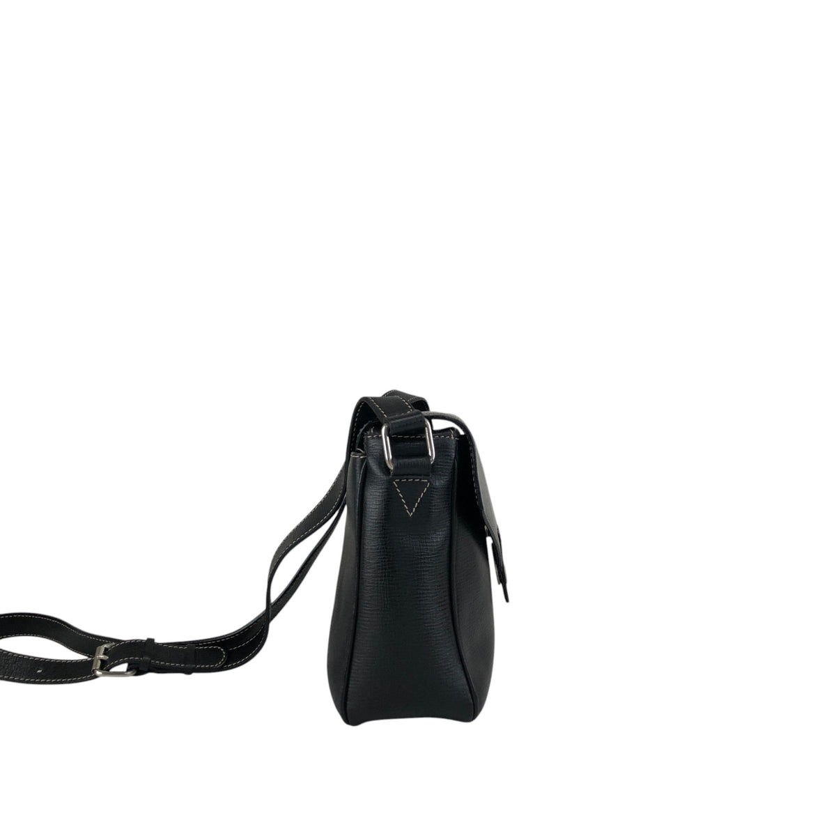 CELINE Circle Logo Shoulder bag Black Vintage e3r52b