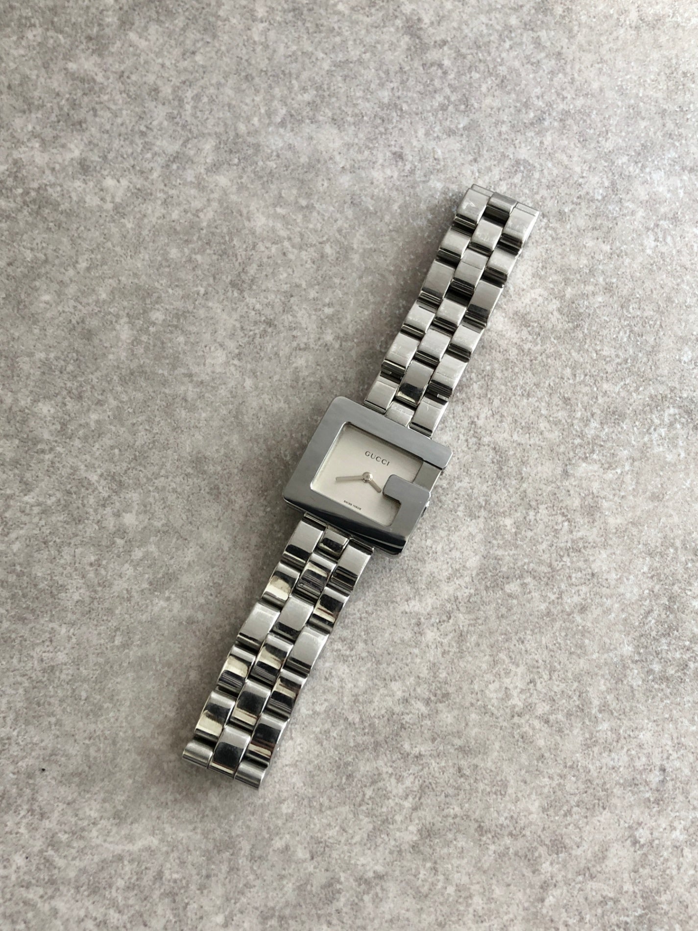 GUCCI Watch Silver 3600L Vintage ksnsc7