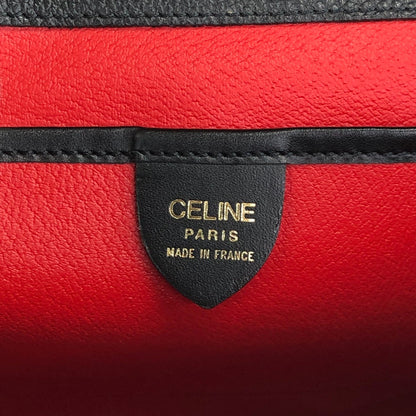 CELINE Toggle Clasp Two-way Handbag Shoulder bag Black Vintage nnb8md