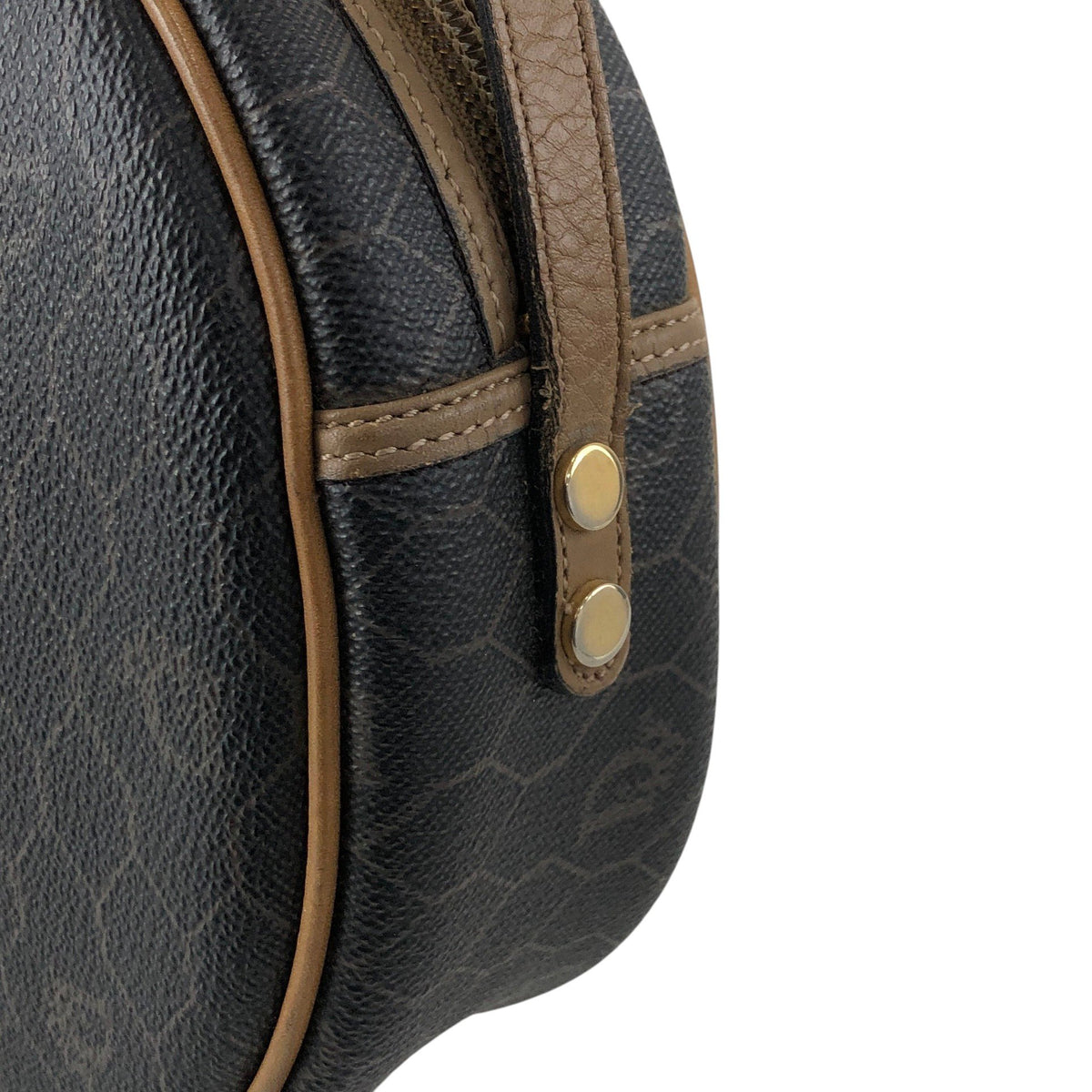 Christian Dior Honeycomb Pattern Shoulder bag Black Vintage nz4vwk