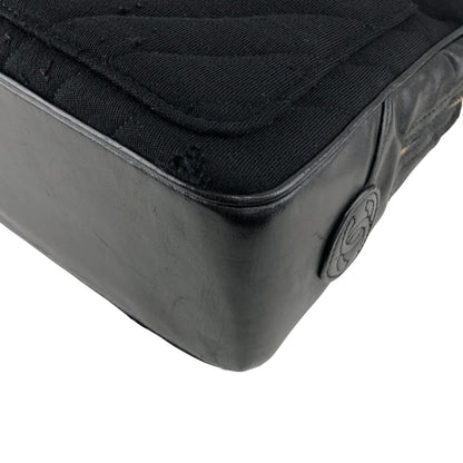 CHANEL Coco Charm Chain Shoulder bag Black Vintage akbfxb