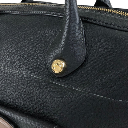 LOEWE Anagram Two-way Handbag Shoulder bag Black Vintage 2n8mxe