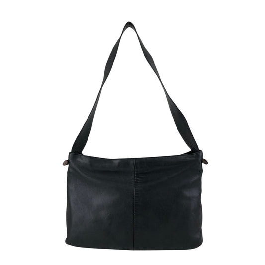 LOEWE Logo Shoulder bag Hobobag Black Vintage nj2ii2