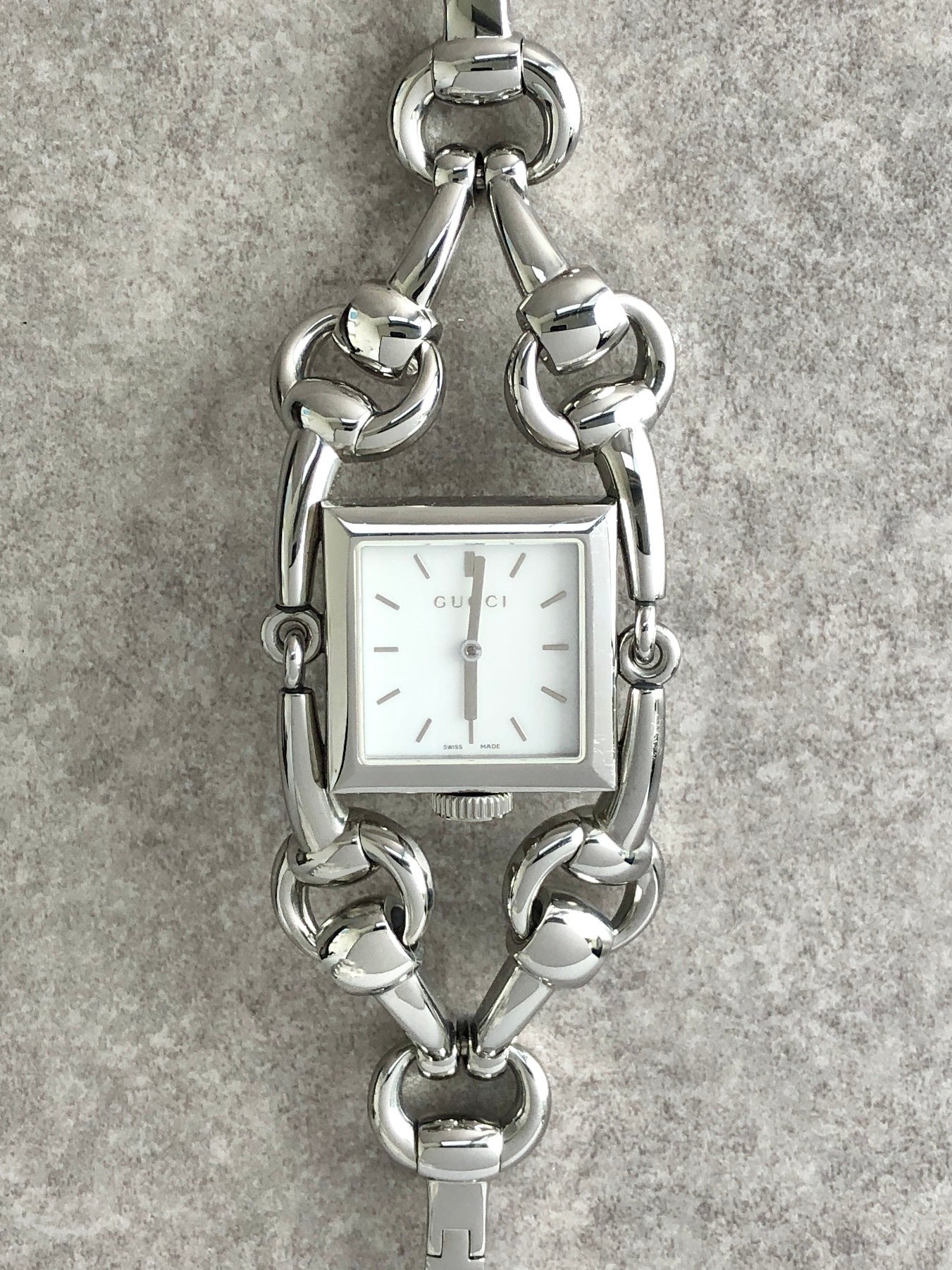 GUCCI Quartz Watch Silver116.3 Vintage irjv3i