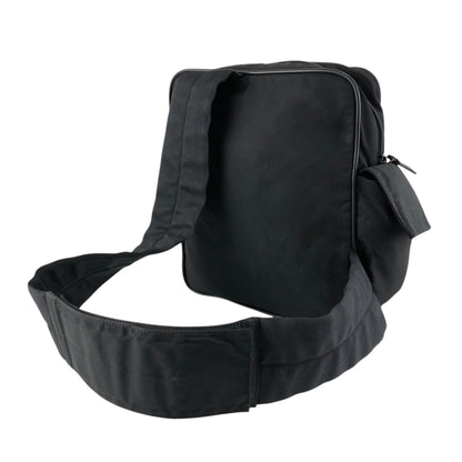 PRADA Tessuto Triangle Logo Sling bag Black Vintage p8ymye