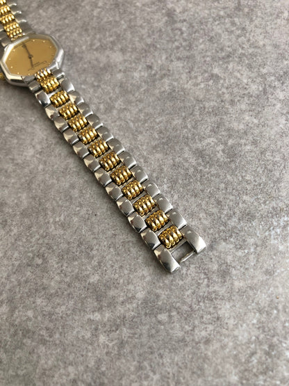 Christian Dior Quartz Watch Gold×Silver 40.203 Vintage 45bvr8