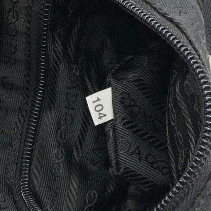 PRADA Triangle Logo Backpack Black Vintage 82dthm