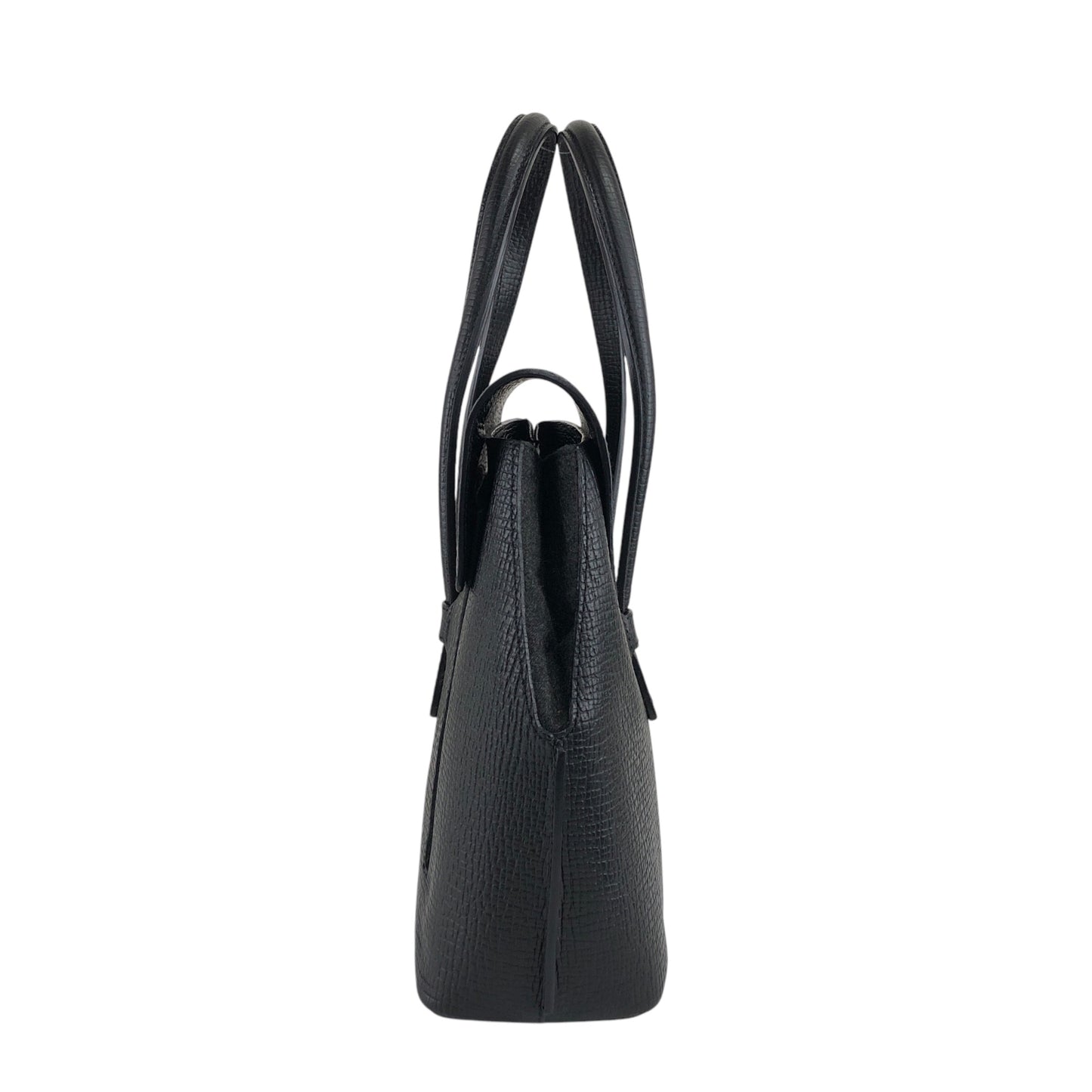 LOEWE Logo Embossed Handbag Black Vintage ycdaui