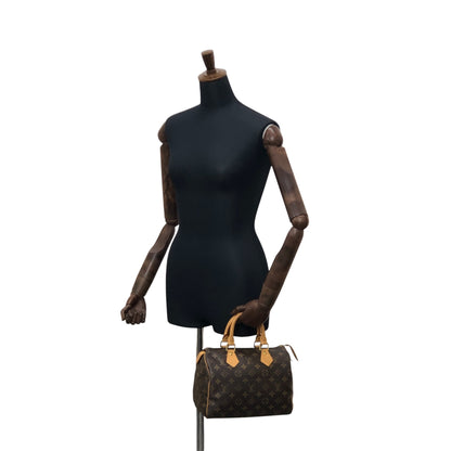 LOUIS VUITTON Monogram Handbag Brown Vintage vbsmgd