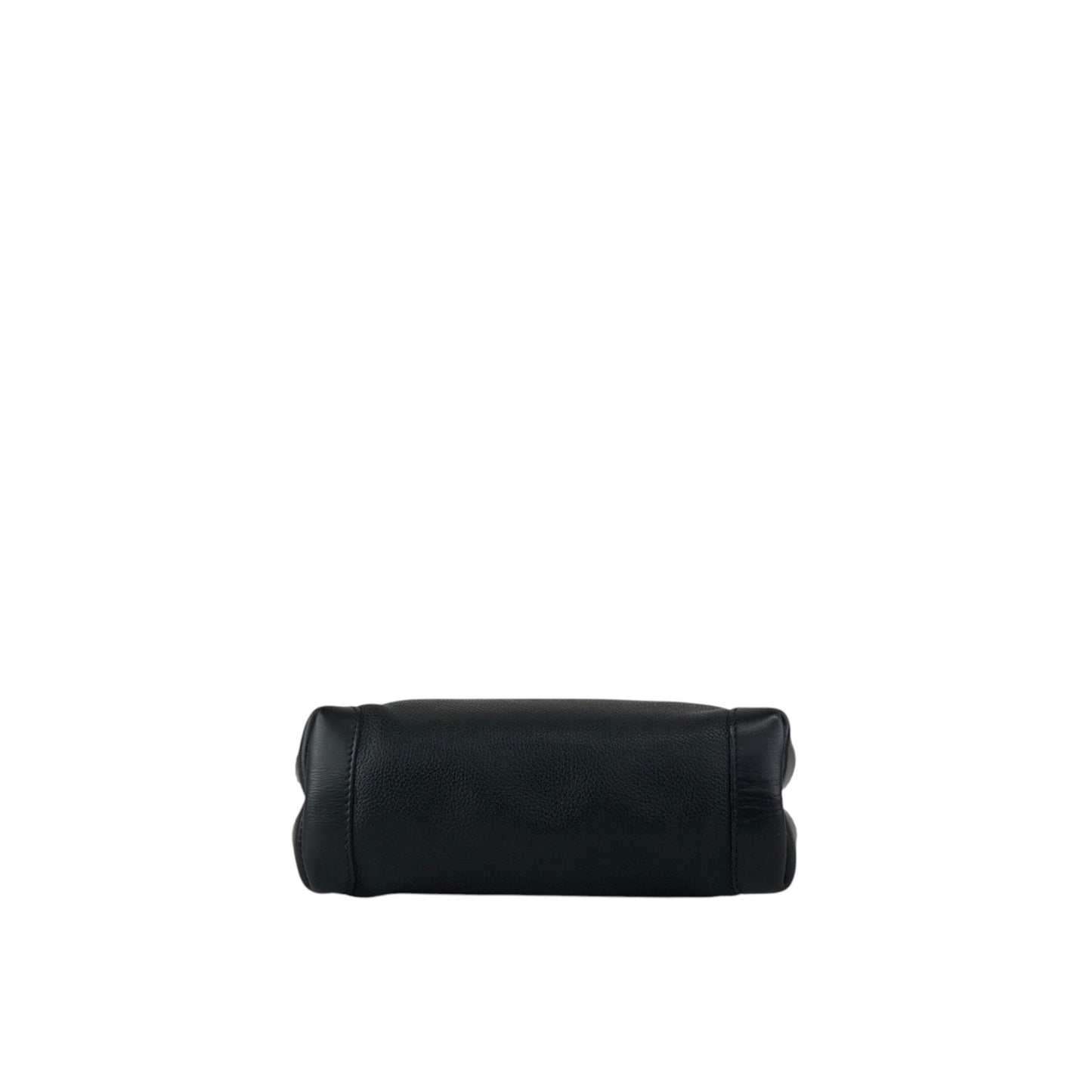 GUCCI Logo Shoulder bag Black Vintage irwn5s