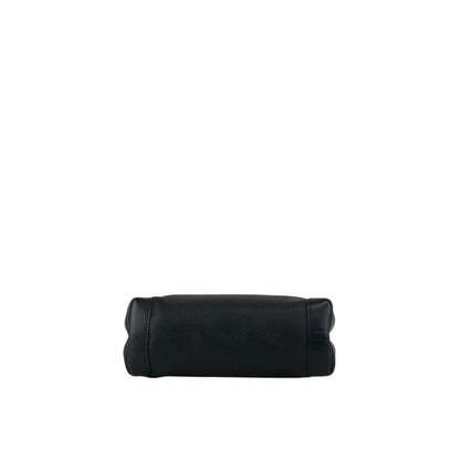 GUCCI Logo Shoulder bag Black Vintage irwn5s