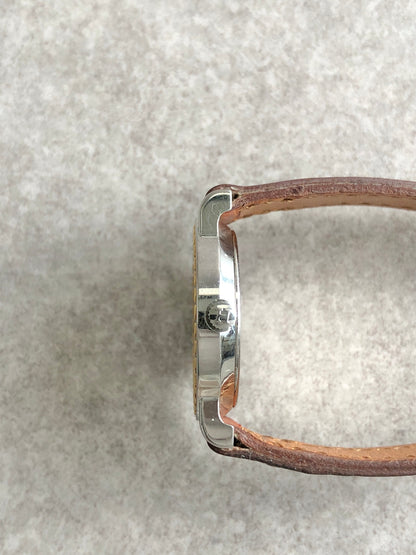 HERMES Serie Watch Brown Vintage pjrfdw