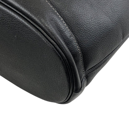 Yves Saint Laurent YSL Logo Drawstring Shoulder bag Black Vintage 3jig7u