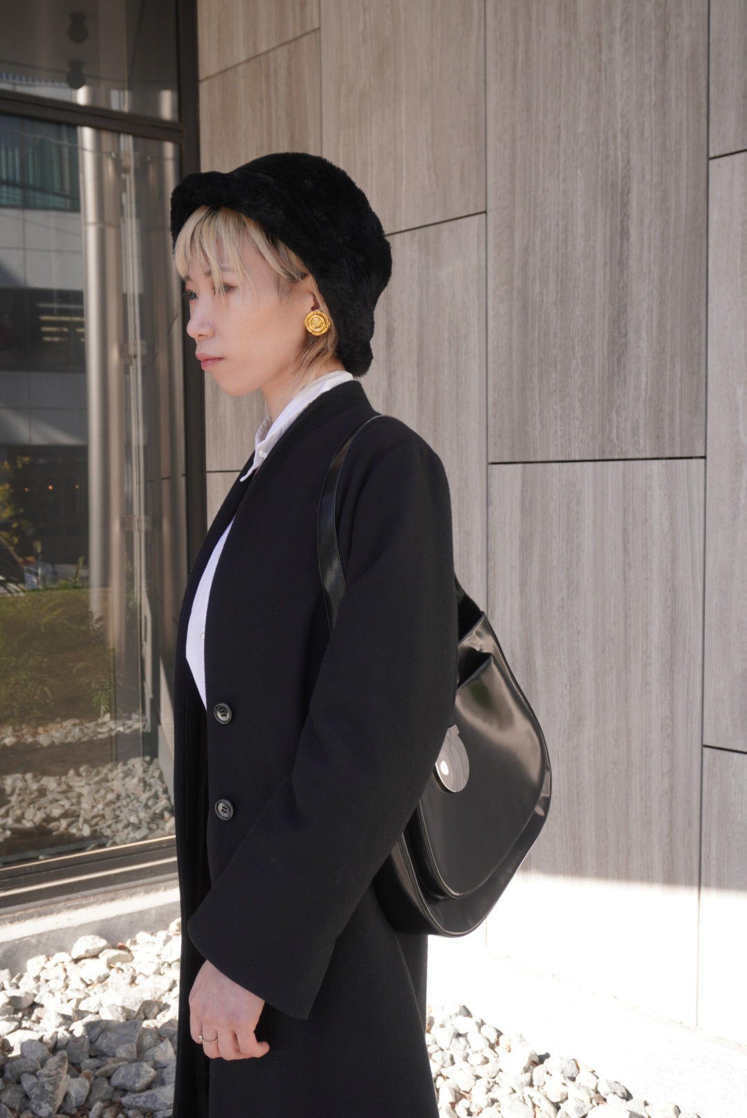 Salvatore Ferragamo Shoulder bag Black Vintage ccacbp