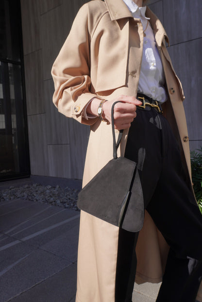 LOEWE Logo Handbag Black Vintage vfx75i