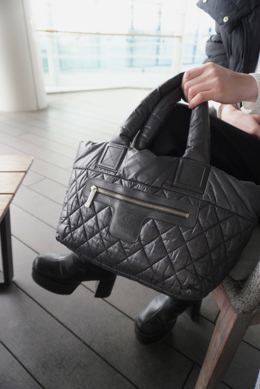 CHANEL Totebag Black A48610 Vintage 26cdcm