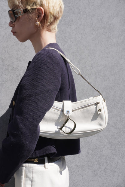 Christian Dior Shoulder bag White Vintage 8te7iw