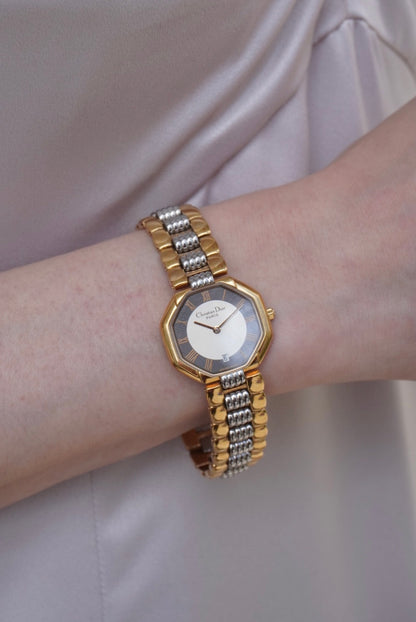 Christian Dior Watch Gold Vintage nudz6u