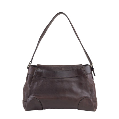 CELINE 馬車圖案肩背包 Hobobag 棕色 復古 icwcbk