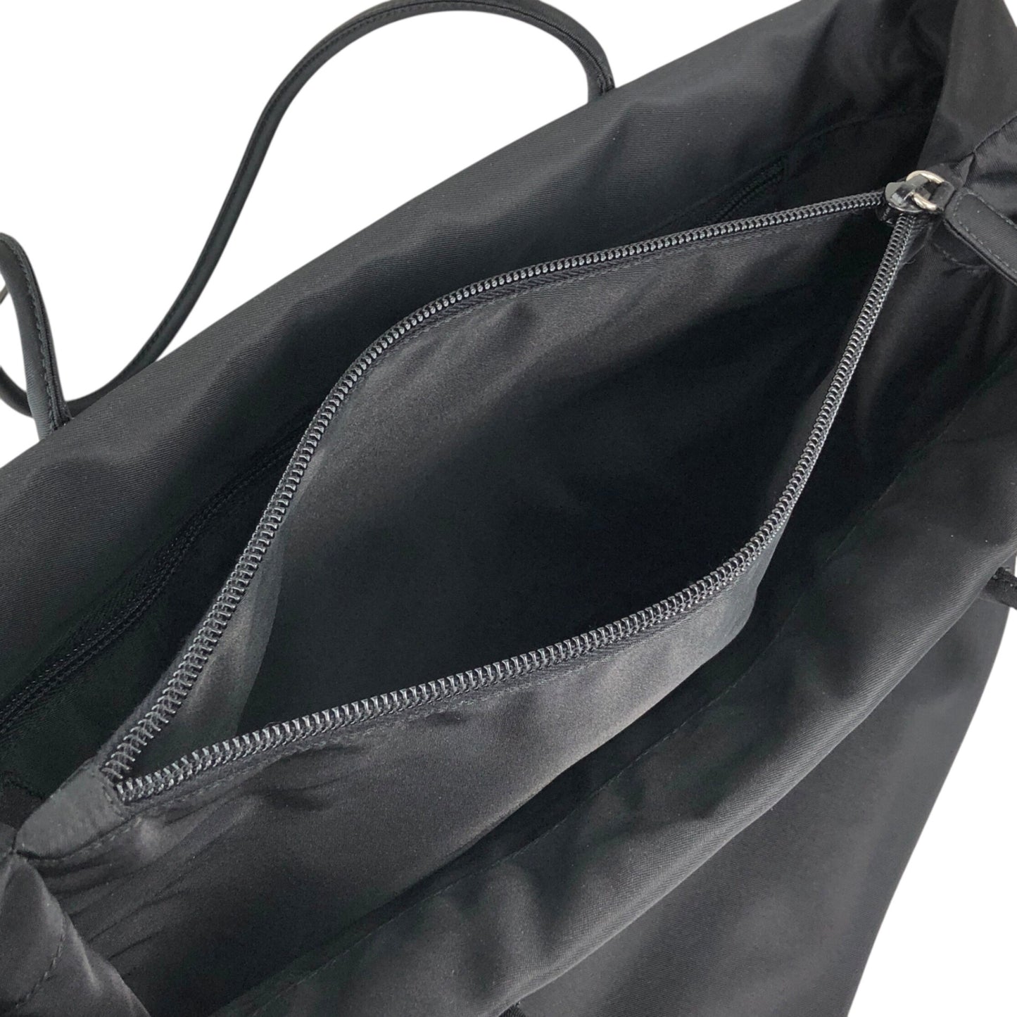 PRADA Tessuto Triangle Logo Totebag Black Vintage mi5jiw