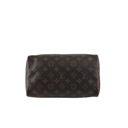 LOUIS VUITTON Monogram Small Boston bag Handbag Brown Vintage szn2aw