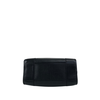 LOEWE Amazona Anagram Small Boston bag Handbag Black Vintage jeeyya