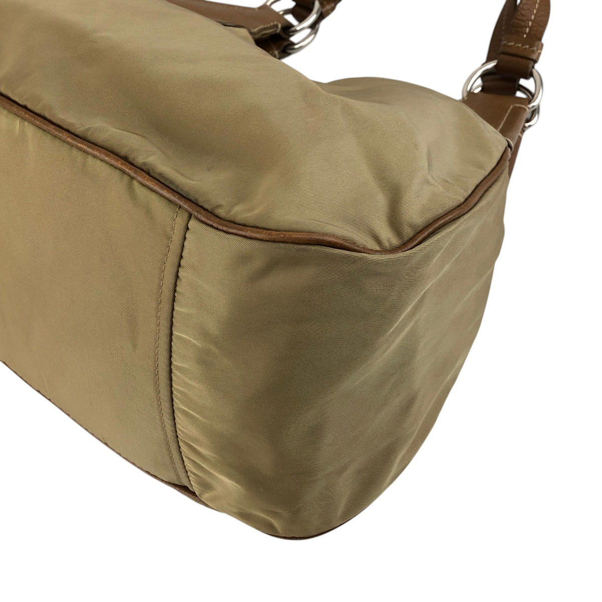 PRADA Triangle Logo Shoulder bag Beige,Camel Vintage yiub4m