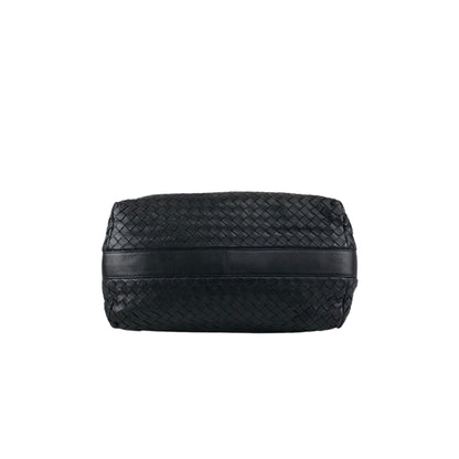Bottega Veneta Intrecciato Shoulder bag Black Vintage w3k2a2