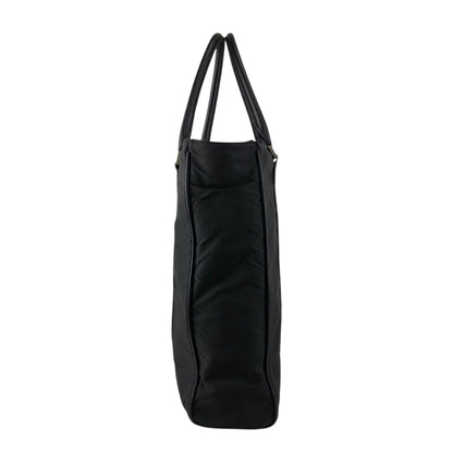 PRADA Triangle Logo Totebag Black Vintage syxbuh