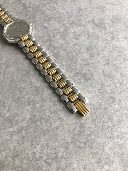 Christian Dior Octagon Quartz Watch Gold 48.203 Vintage s6cej8
