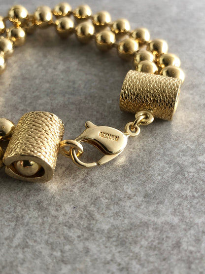 Christian Dior Bracelet Gold Vintage wgdkhv