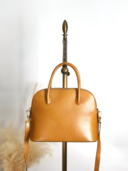 CELINE Two-way Handbag Shoulder bag Brown Vintage 5ukm4d