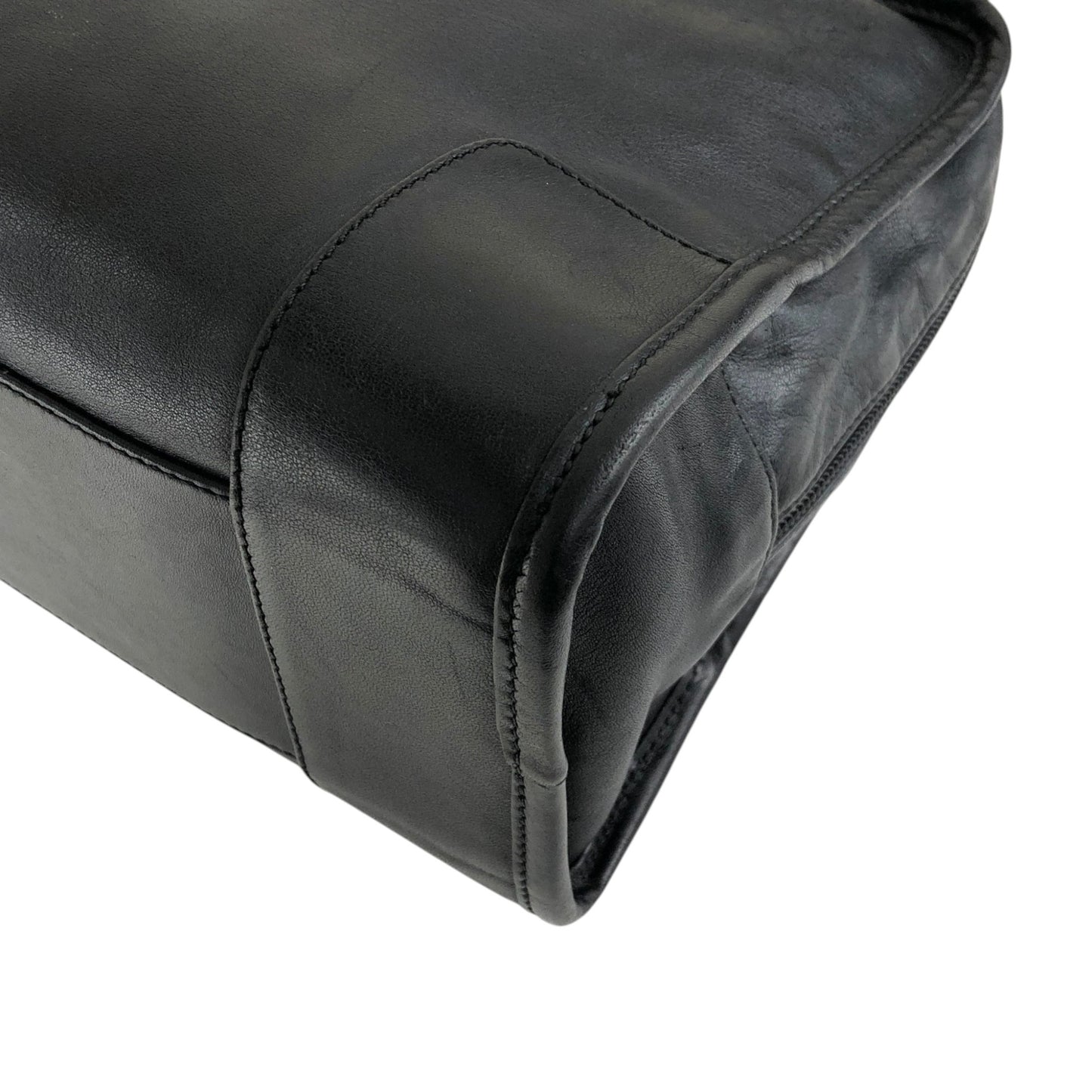 LOEWE Amazona28 Anagram Handbag Boston bag Black Vintage bda233