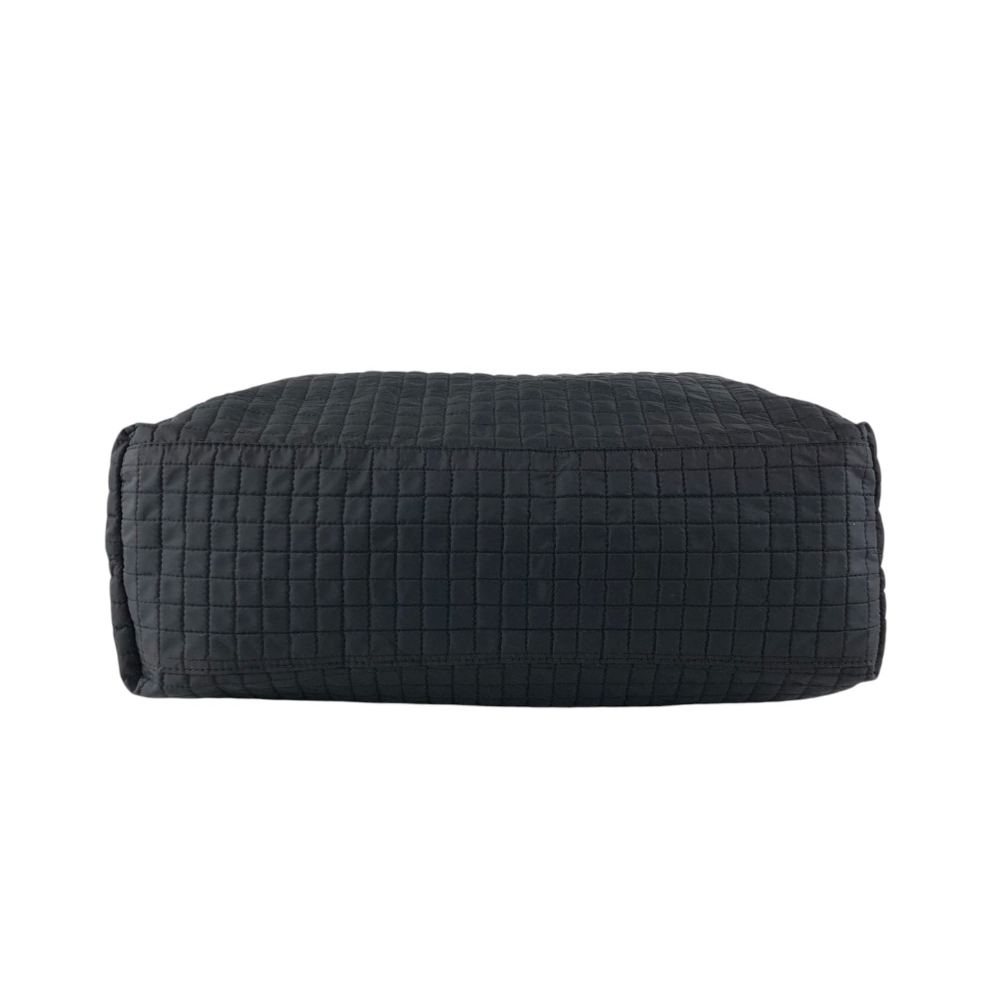 PRADA Triangle Logo Handbag Black Vintage vjh8nj