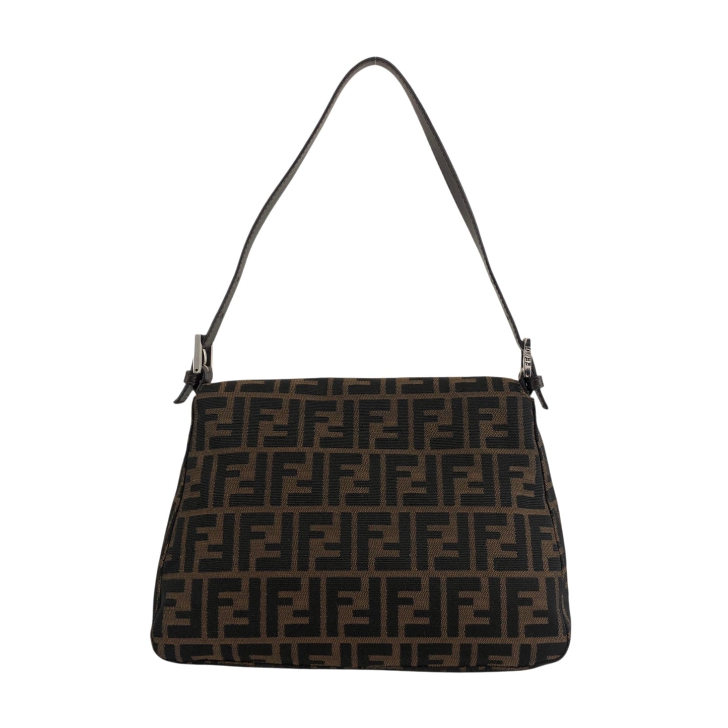 FENDI Zucca Mamma Baguette Shoulder bag Brown Vintage rj4ghi