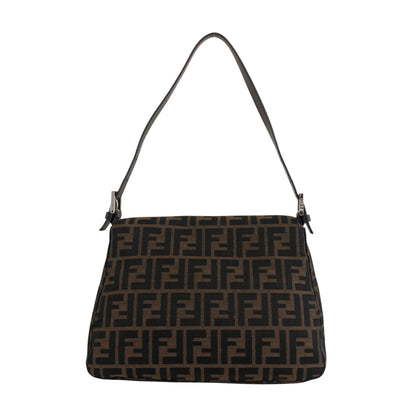 FENDI Zucca Mamma Baguette Shoulder bag Brown Vintage rj4ghi