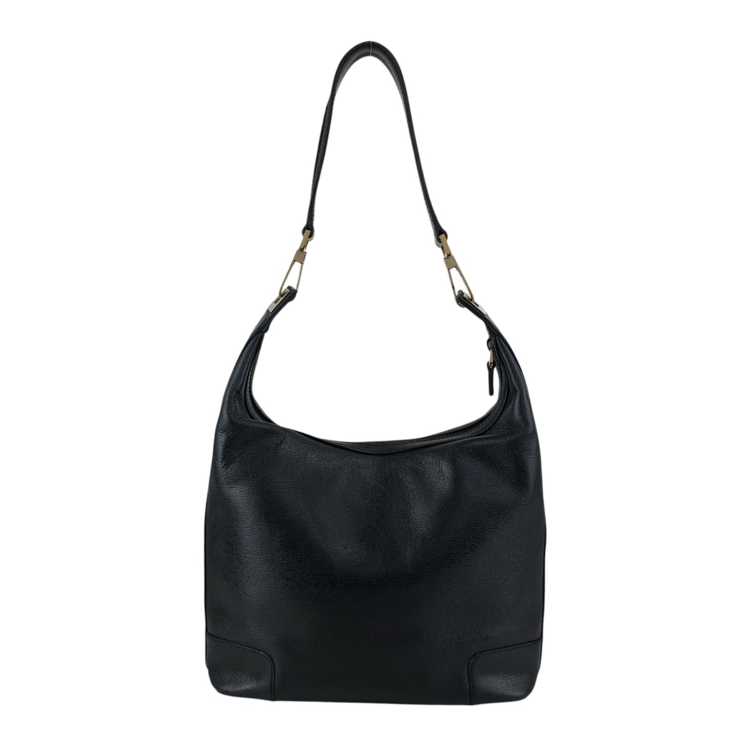 GUCCI Logo Shoulder bag Black Vintage mahiw3
