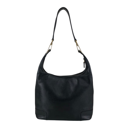 GUCCI Logo Shoulder bag Black Vintage mahiw3