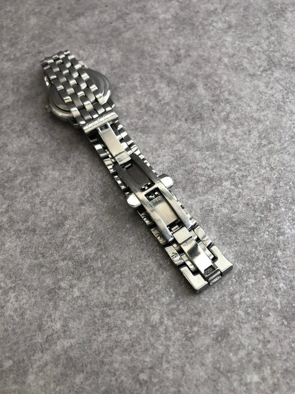 GUCCI Quartz Watch Silver 5500L Vintage w75vg2