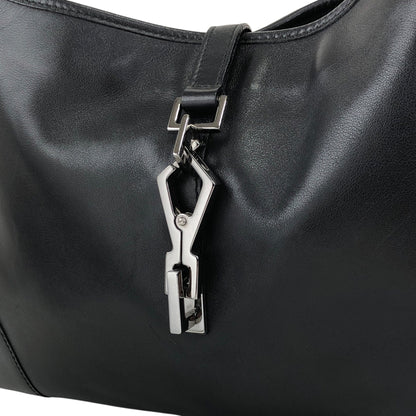 GUCCI Jackie Shoulder bag Black Vintage zv8n2e