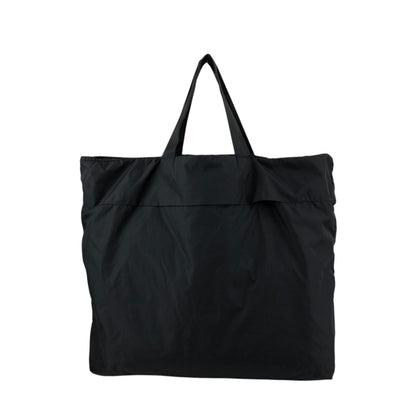 PRADA Tessuto Triangle Logo Handbag Totebag Black Vintage txv6yu