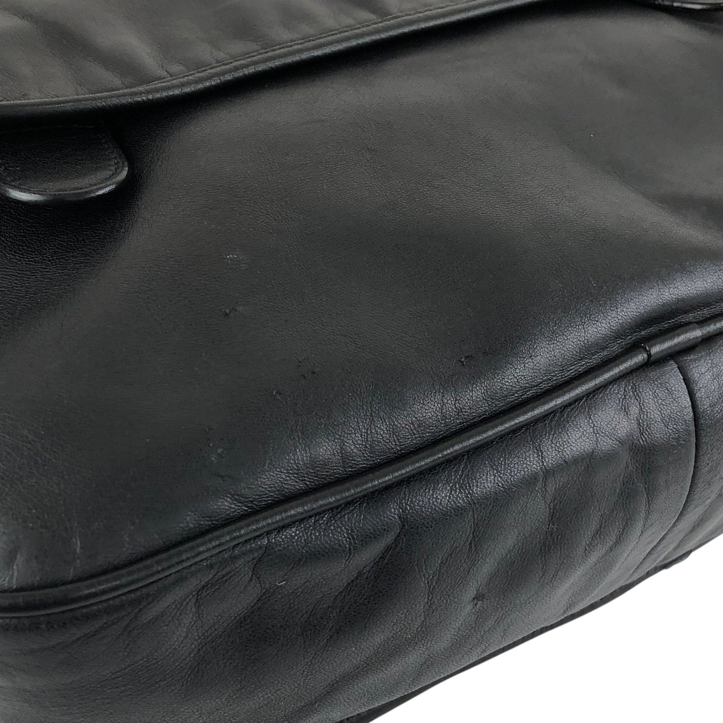 LOEWE Anagram Shoulder bag Black Vintage stpht7