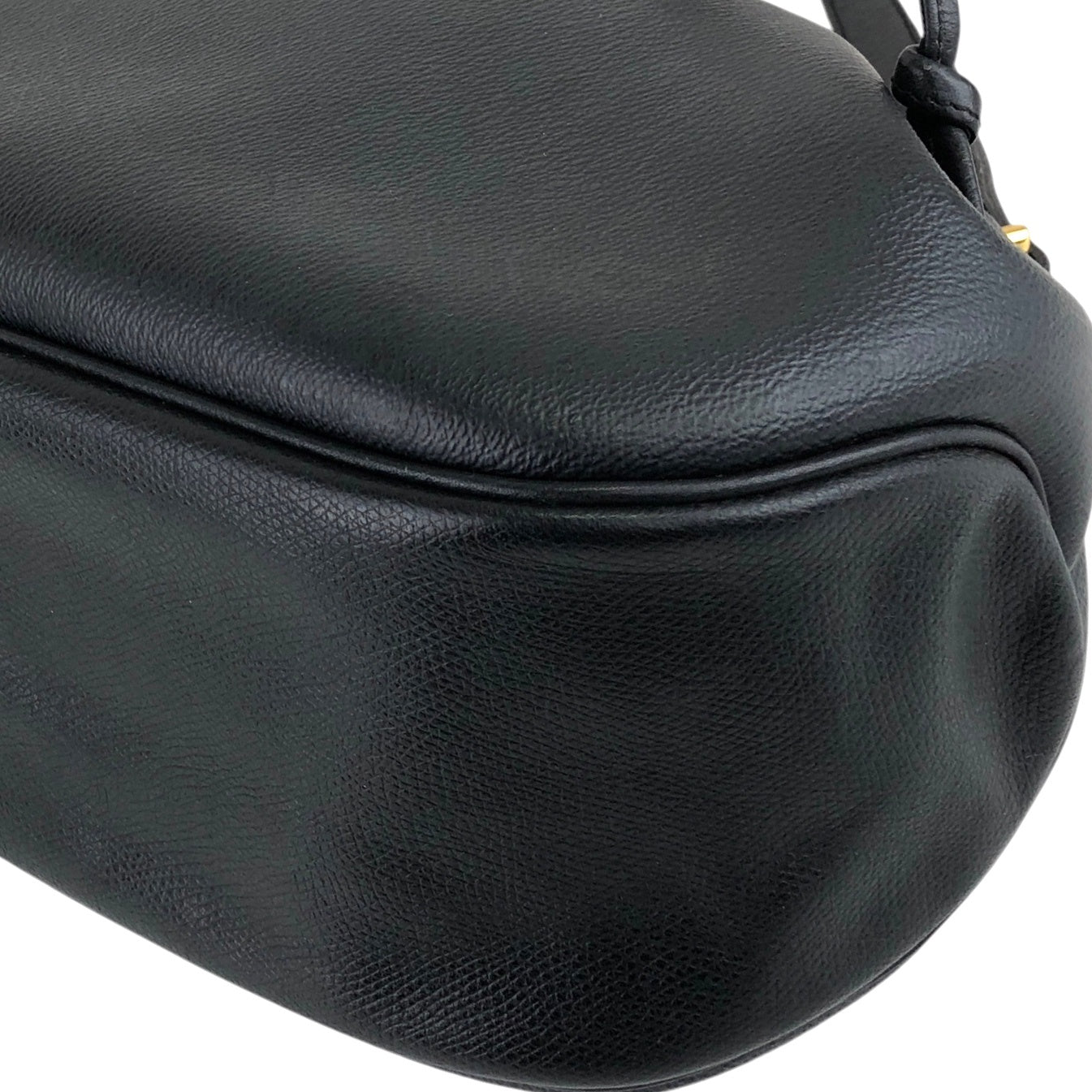 Christian Dior Logo Drawstring Shoulder bag Black Vintage 8jksti